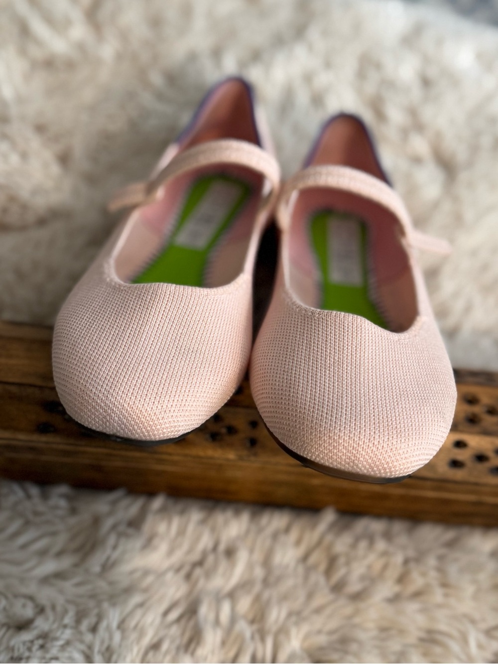 ROTHY’S The Square Mary Jane Women’s Flat Shoes bubbly pink 7.5 - Picture 7 of 10